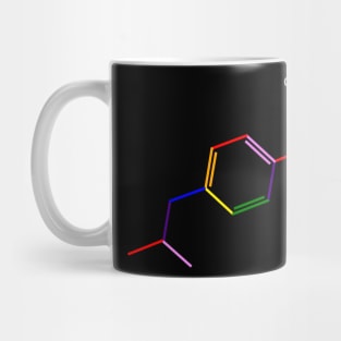 Ibuprofen Molecule Rainbow Chemistry Mug